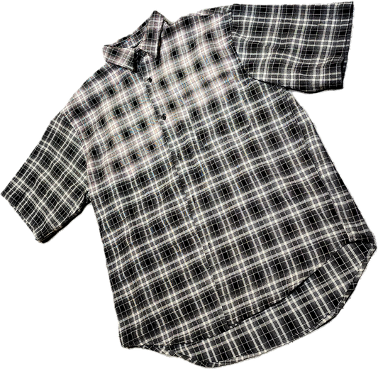 Plaid Shirt- Black